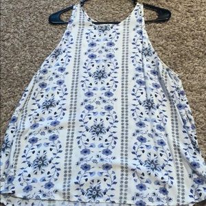 Blue Floral Old Navy Blouse